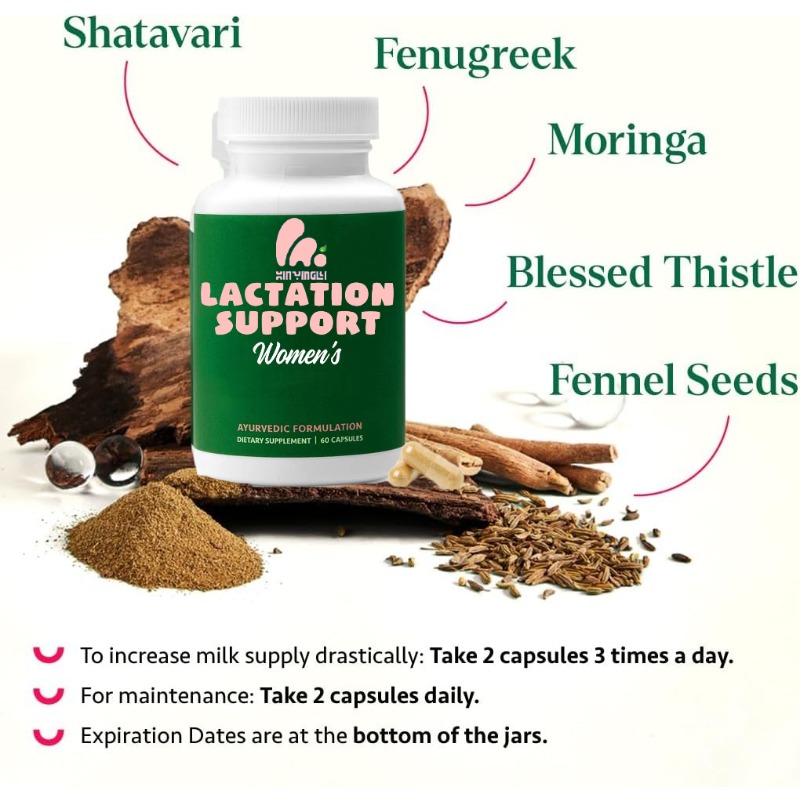 Ayurvedic & Herbal Wellness Kits - 60 капсул аюрведической добавки для лактации