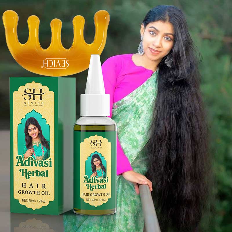 Ayurvedic & Herbal Wellness Kits - Sevich India, травяное масло для роста