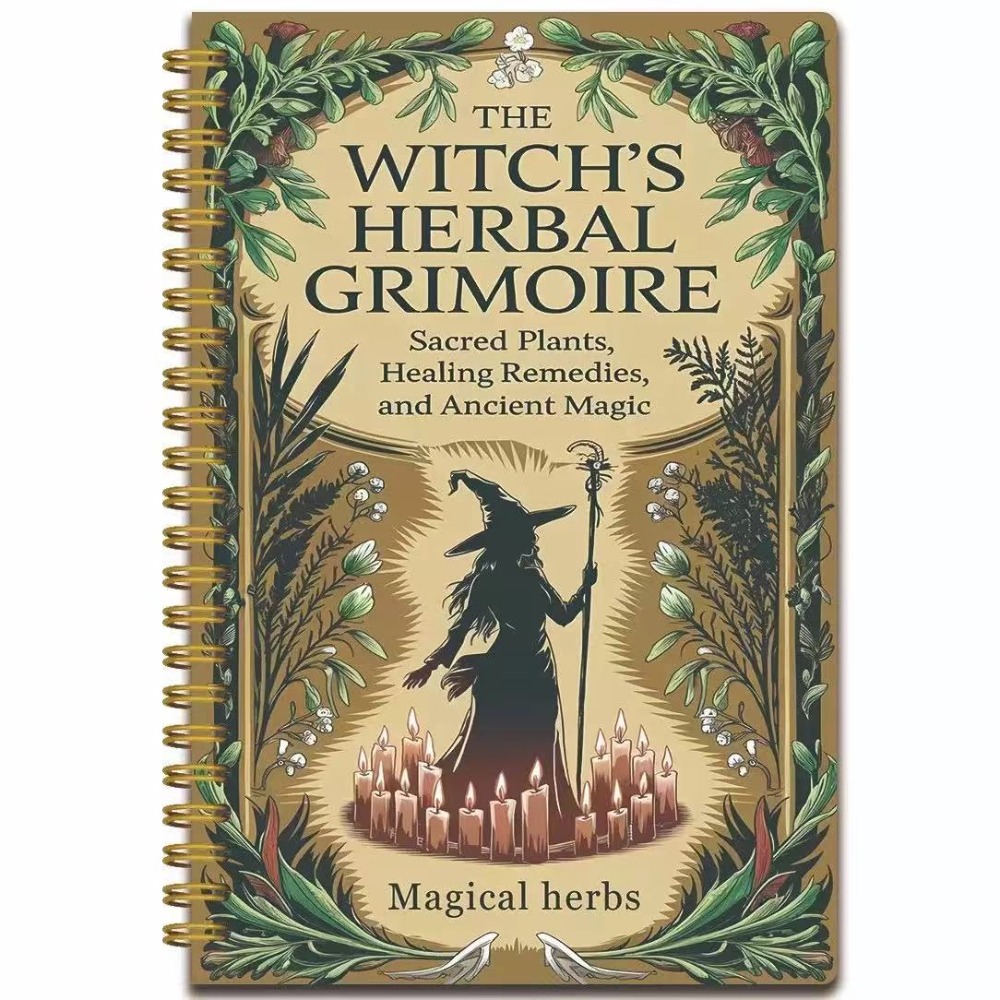 Herbal Wellness Recipes - Блокнот формата А5 в винтажном стиле